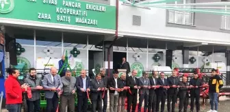 Sivas'ta Pancar Ekicileri Kooperatifi'nin Yeni Mağazası Açıldı