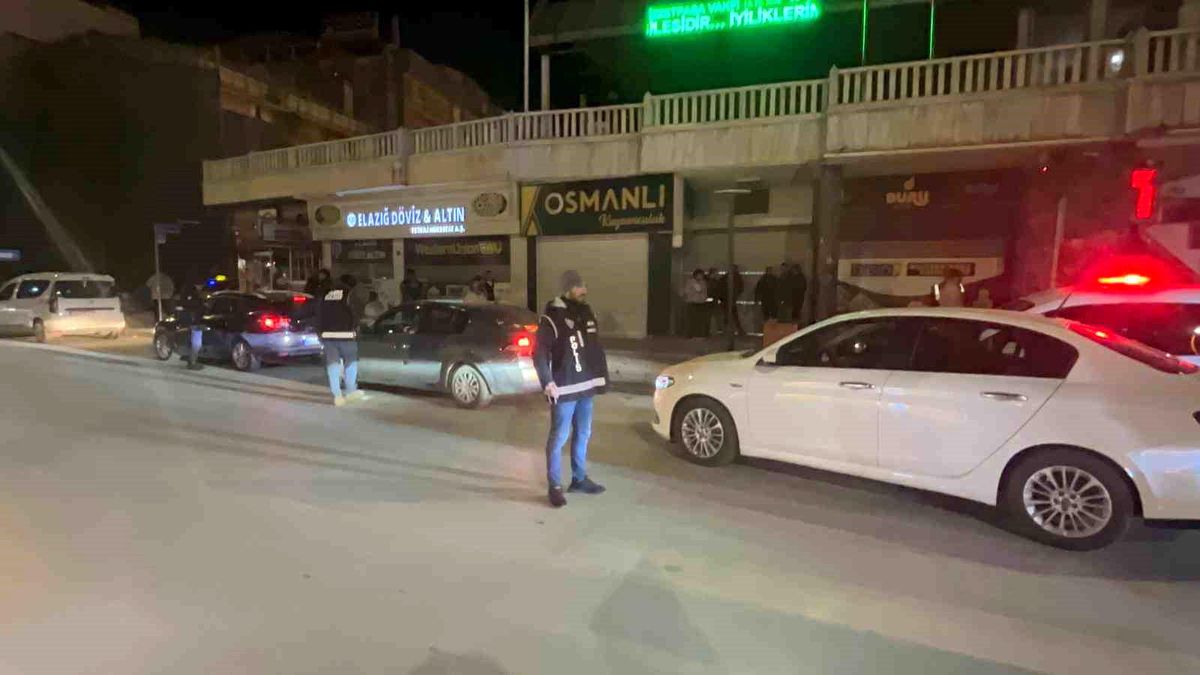 Elazığ'da Genel Asayiş Uygulaması Gerçekleştirildi