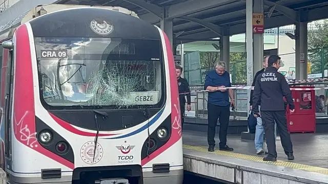 A person who jumped onto the tracks in Marmaray lost their life.