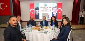 Mersin Valisi Muhtarlarla Bir Araya Geldi