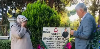 15 Temmuz şehidinin ailesi ilk kez oğullarının mezarı başında gözyaşı dökmedi