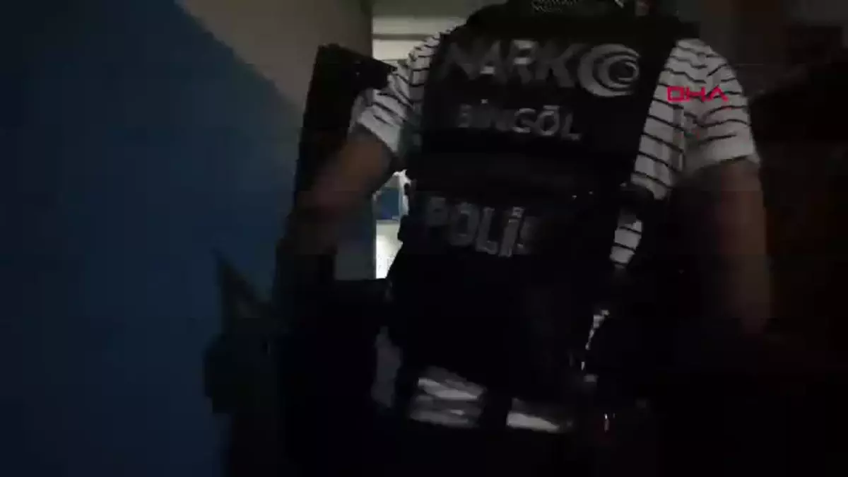 Bingöl'de Uyuşturucu Operasyonu: 542 Kilogram Esrar Ele Geçirildi