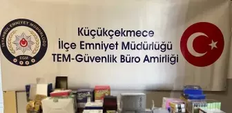 Küçükçekmece'de Kaçak Elektronik Sigara ve Cinsel Güç Artırıcı Ürünler Ele Geçirildi