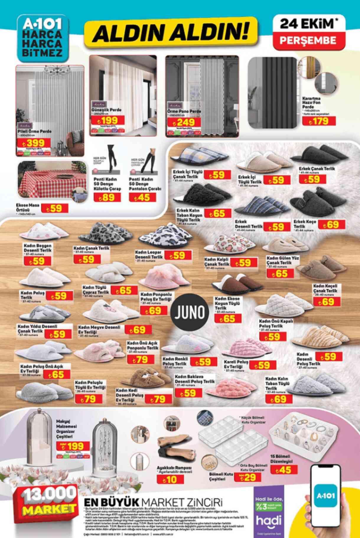 A101 24 EKİM 2024 KATALOĞU A101'e gelen ürünler! A101 bu hafta katalog ürünleri neler? A101'de hangi ürünler olacak?