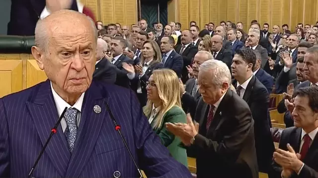 Bahçeli's remarks about the FETÖ leader stirred up the audience.