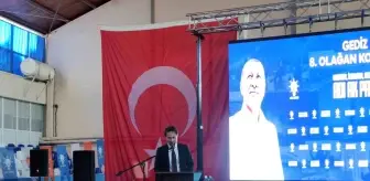 AK Parti Gediz İlçe Kongresi'nde Osman Yılmaz Yeniden Başkan Seçildi