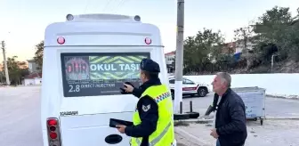 Edirne'de Okul Servis Araçlarına Yoğun Denetim