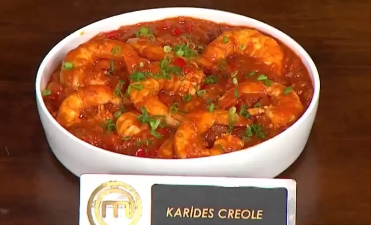 MasterChef karides creole tarifi! En güzel karides creole tarifi! karides creole tarifi nasıl yapılır? Karides creole için malzemeler!