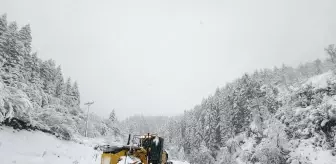 Rize'de Kar Yağışı Etkili Oldu, 21 Köy Yolu Kapandı