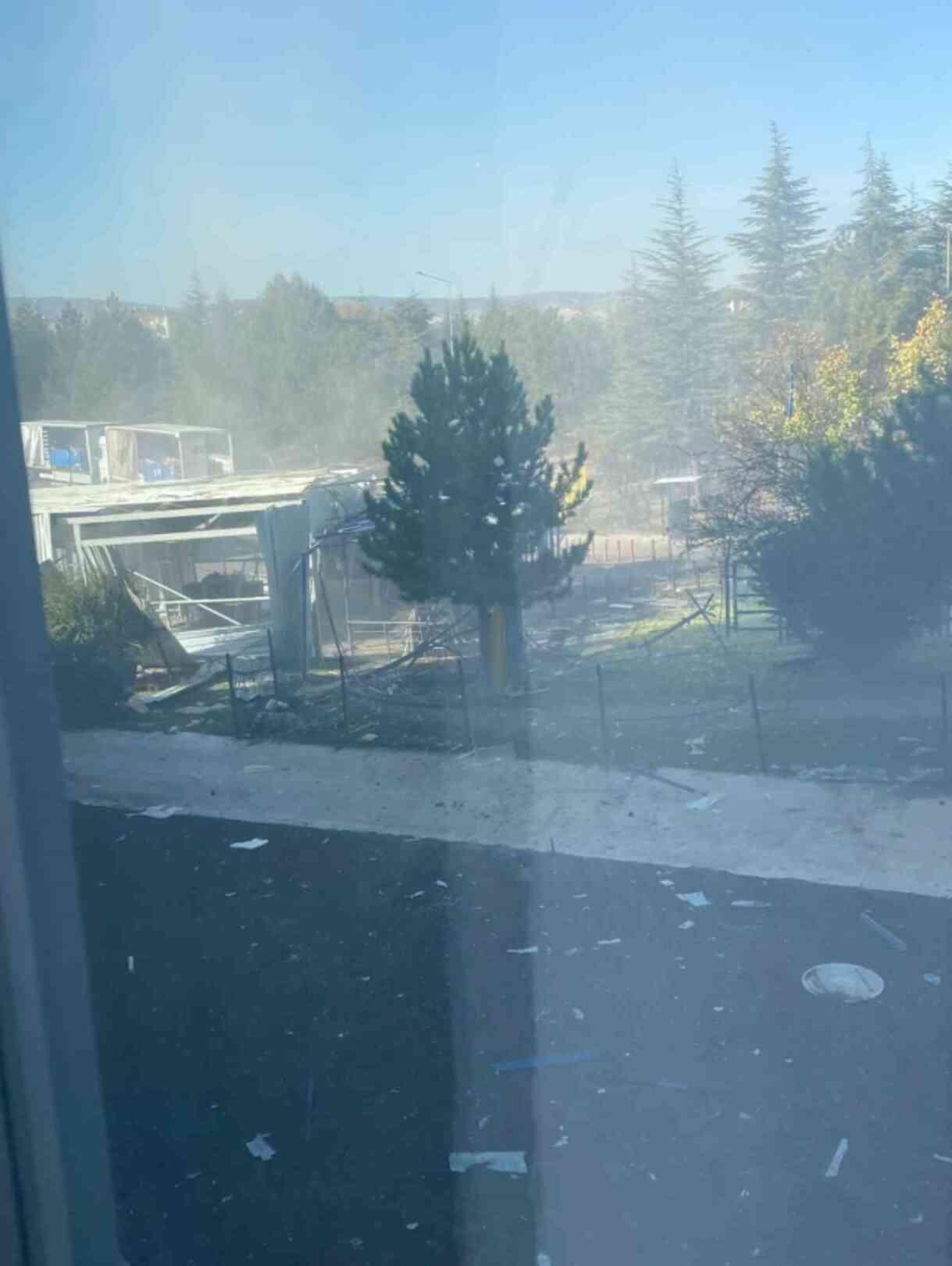 Ankara TUSAŞ patlama anı! (VİDEO)