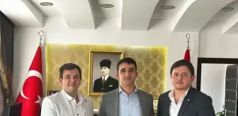 İpsala Kaymakamı Güreş Ağası Oğuz Erdinç'i Kabul Etti