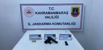 Kahramanmaraş'ta Ruhsatsız Silah Taşıyan İki Şüpheli Gözaltına Alındı