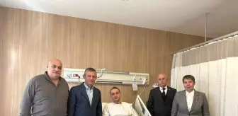 CHP Genel Başkanı Özgür Özel, TUSAŞ Yaralısını Ziyaret Etti