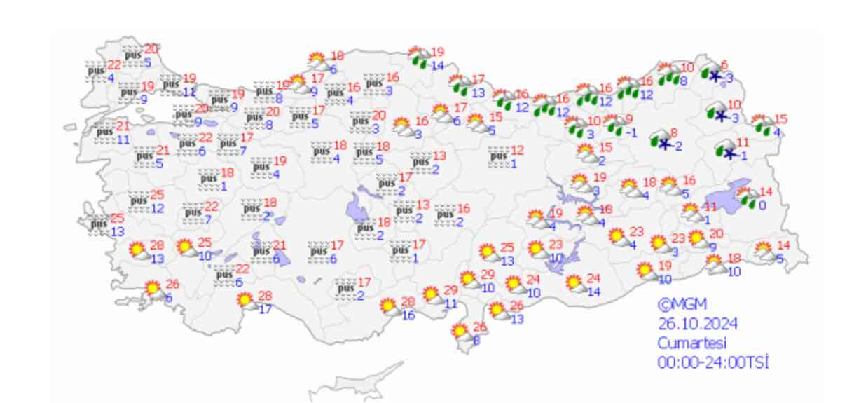 26-27 Ekim İstanbul hava durumu | İstanbul'da hafta sonu hava nasıl olacak? İstanbul günlük ve 5 günlük hava durumu tahmini!