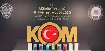 Aksaray'da Gümrük Kaçağı Elektronik Eşya ve Cep Telefonları Ele Geçirildi