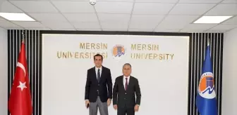 Bozyazı Kaymakamı, Mersin Üniversitesi Rektörü ile bir araya geldi