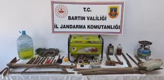 Amasra'da Kaçak Kazı Yapan İki Şüpheli Gözaltına Alındı