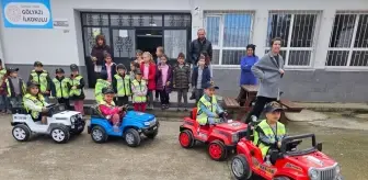 Samsun'da Çocuklara Uygulamalı Trafik Eğitimi