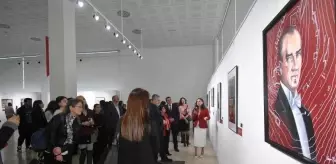 Tekirdağ'da 'Cumhuriyetimizin 101. Yılında Atatürk ve Sanat' Sergisi Açıldı