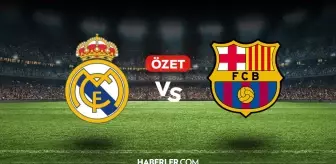 Real Madrid Barcelona maç özeti ve golleri izle! (VİDEO) Real Madrid Barcelona geniş özeti! Golleri kim attı, maç kaç kaç bitti?