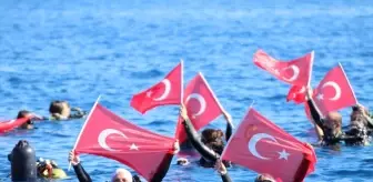 Antalya'da 'Ecdadın Yolunda Cumhuriyet'e Saygı Yürüyüşü' yapıldı