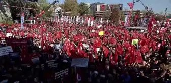 CHP'in Teröre ve Şiddete Karşı Yaşam Hakkı Mitingi... Özgür Özel: 'Bu Milleti Koruyamayanlar, Emanete İhanet Edenlerdir.