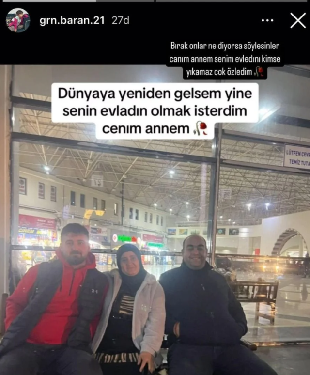 Baran Güran, Narin's brother, made 3 confusing posts and deleted them immediately