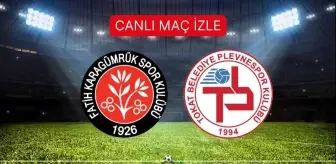 KARAGÜMRÜK- TOKAT BELEDİYE PLEVNESPOR MAÇI CANLI İZLE! Karagümrük - Tokat Belediye Plevnespor maçı şifresiz mi, hangi kanalda? (Ziraat Türkiye Kupası)