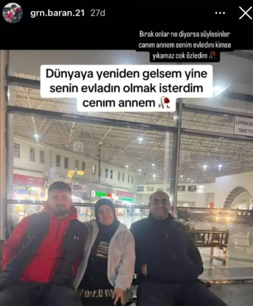 Narin's brother Baran Güran spoke for the first time after the confusing 3 posts