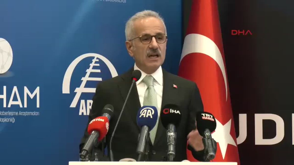 ANKARA Bakan Uraloğlu, 'UDHAM & ARUS İş Birliği Zirvesi Raylı Sistemler İçin AR-GE Buluşması' programında konuştu