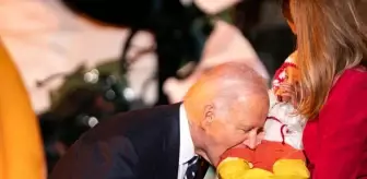 ABD Başkanı Joe Biden Beyaz Saray'ın Cadılar Bayramı partisinde üç bebeği ısırdı