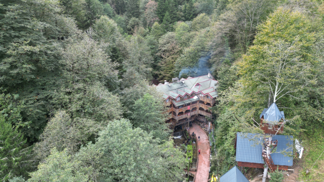 Arab tourists flock to the facility that resembles horror movies in Trabzon