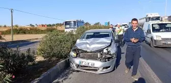 Antalya Manavgat'ta zincirleme trafik kazası: 3 yaralı