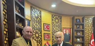 MHP Genel Başkanı Bahçeli, Diyarbakırspor Başkanı'nı kabul etti