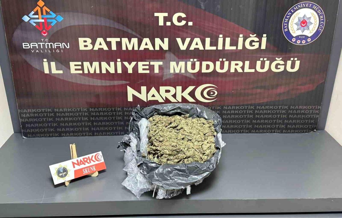 Batman'da uyuşturucu operasyonu: 4 kilo uyuşturucu ele geçirildi, 1 kişi tutuklandı