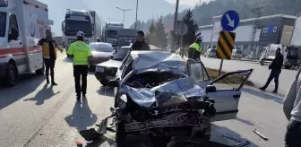 Amasya'da Trafik Kazası: İki Yaralı