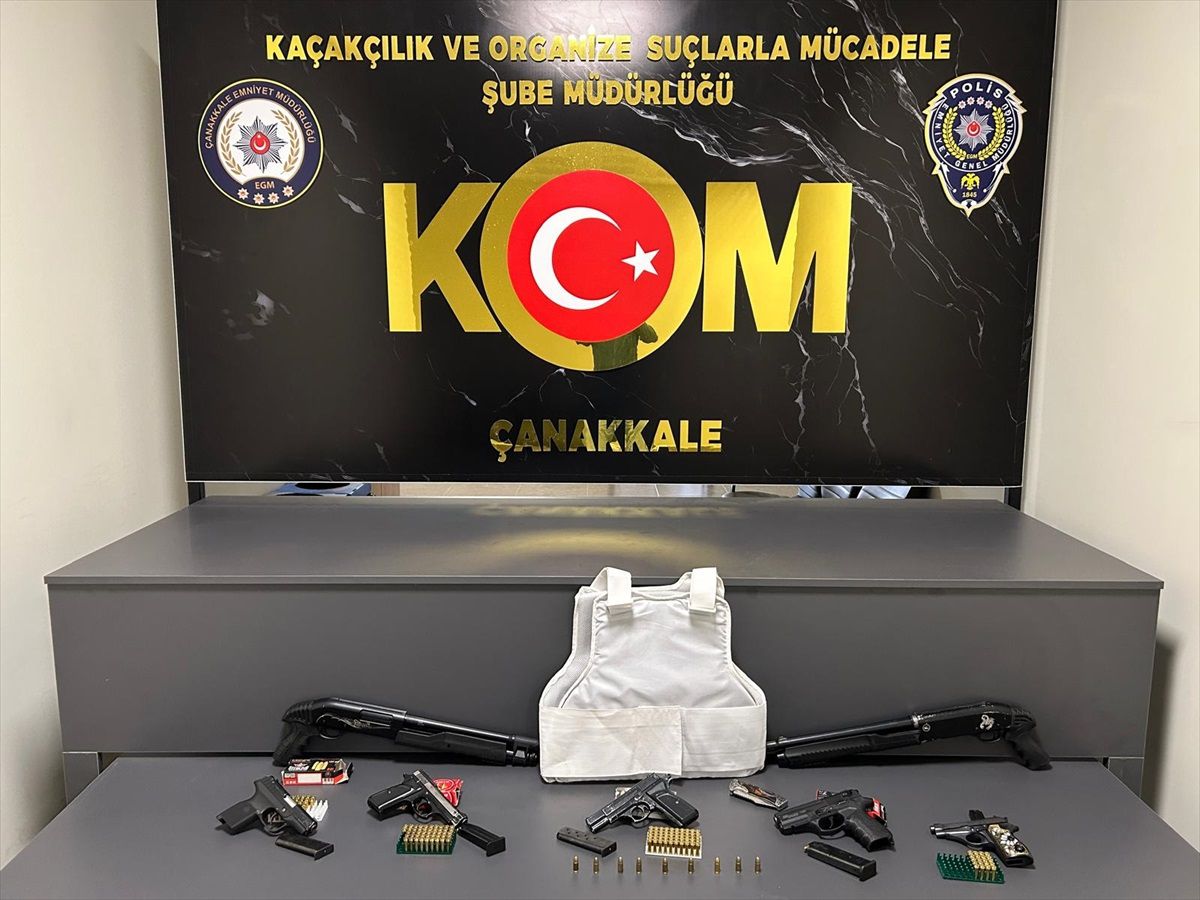 Çanakkale ve Kocaeli'de Kaçak Silah Ticareti Operasyonu: 6 Gözaltı