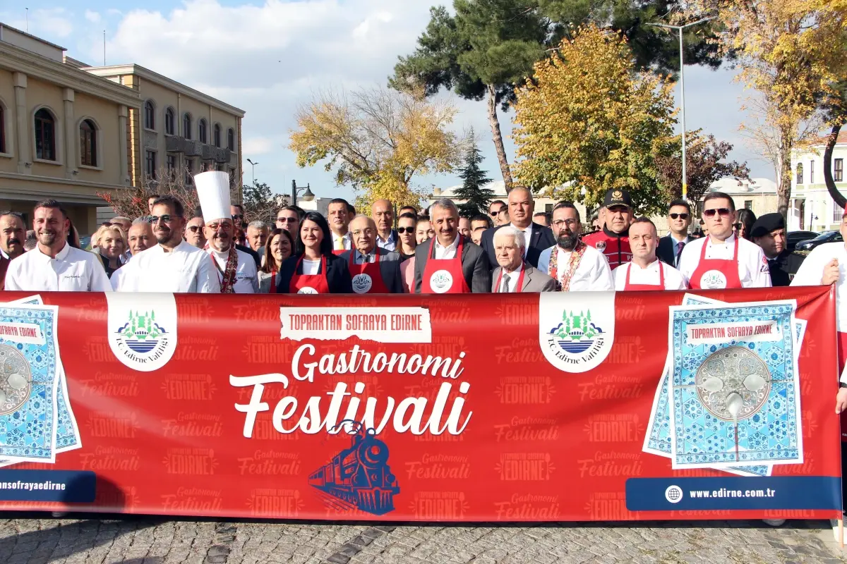 Edirne'de 'Topraktan Sofraya Gastronomi Festivali' Başladı