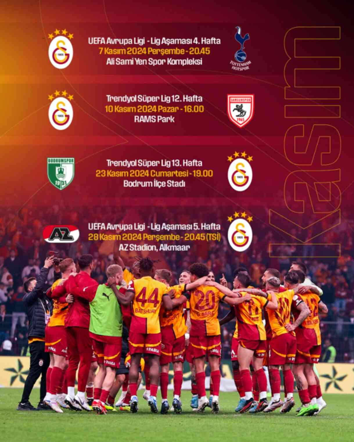 Galatasaray- Tottenham maçı ne zaman? Galatasaray- Tottenham maçı hangi kanalda, şifresiz mi?