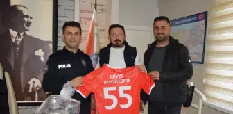 Havza Belediyespor Yönetiminden Emniyet Müdürlüğü'ne Ziyaret