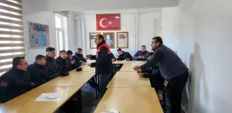 Sultandağı'nda Jandarma ve Polislere Hayvan Sevk Kontrolü Eğitimi