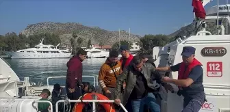 Marmaris ve Fethiye'de Düzensiz Göçmen Operasyonu