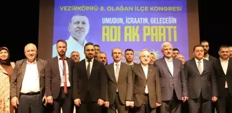 AK Parti Vezirköprü 8. Olağan İlçe Kongresi Gerçekleştirildi