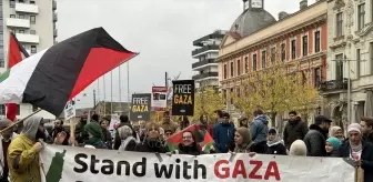 Viyana'da Filistin İçin Protesto Gösterisi Düzenlendi