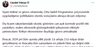 Cevdet Yılmaz: Dış Ticaret ve Turizm Gelirleri Türkiye Ekonomisini Güçlendiriyor