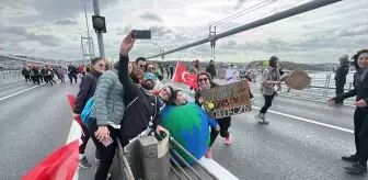 46. İstanbul Maratonu'ndaki halk koşusunda Filistin'e destek