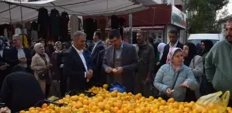 Ferhat Nasıroğlu Semt Pazarını Ziyaret Etti