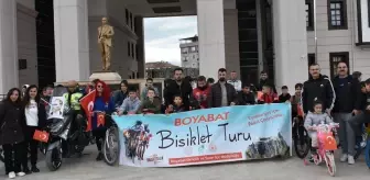 Boyabat'ta 'Cumhuriyet İçin Pedal Çeviriyoruz' Bisiklet Turu Düzenlendi