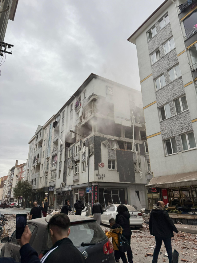 First images from the natural gas explosion in Çorum