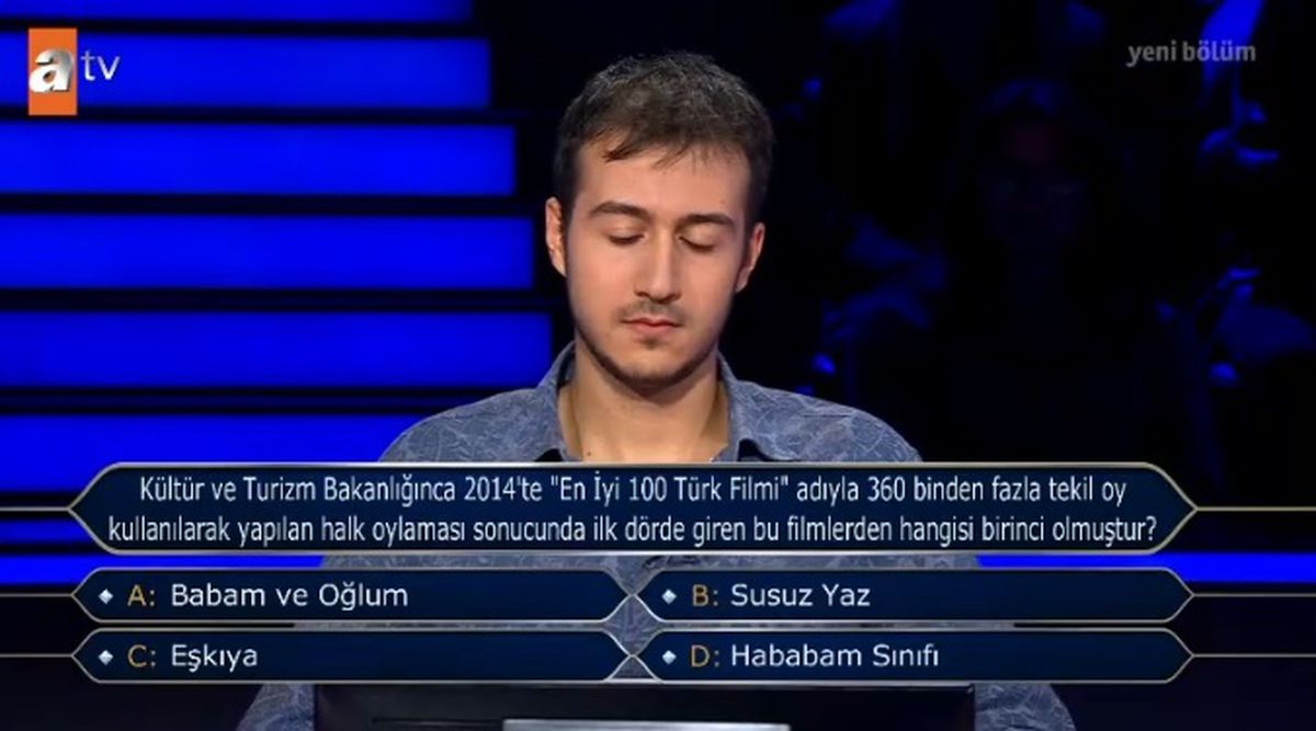 2014 En İyi 100 Türk Filmi halk oylamasında kim 1. oldu?